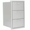 Blaze Grills 16-Inch Triple Access Drawer - Angled - Blaze Grills 16-Inch Triple Access Drawer - Angled