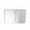 Blaze Grills Stainless Steel Enclosed Dry Storage Cabinet with Shelf - Front - Blaze Grills Stainless Steel Enclosed Dry Storage Cabinet with Shelf - Front