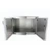 Blaze Grills Stainless Steel Enclosed Dry Storage Cabinet with Shelf - Opened - Blaze Grills Stainless Steel Enclosed Dry Storage Cabinet with Shelf - Opened