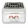 Blaze Grills Professional Built-in Power Burner - Front with Grill Shown - Blaze Grills Professional Built-in Power Burner - Front with Grill Shown