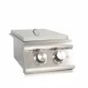 Blaze Grills Built-In Premium LTE Double Side Burner with Lights - Angled and Closed - Blaze Grills Built-In Premium LTE Double Side Burner with Lights - Angled and Closed