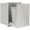 Blaze Grills 18-Inch Roll Out Trash/Propane Tank Storage Drawer - Angle Opened - Blaze Grills 18-Inch Roll Out Trash/Propane Tank Storage Drawer - Angle Opened