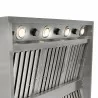 Blaze Grills Blaze 42-Inch Vent Hood - Knob Out On - Blaze Grills Blaze 42-Inch Vent Hood - Knob Out On