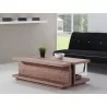 B-Modern DJ Coffee Table - Brown Front - B-Modern DJ Coffee Table - Brown Front