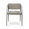 B-Modern Social Armchair  Tan Stainless Head on