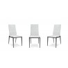 B-Modern- Soiree Dining Chair Light Gray Black Steel - Group