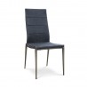 B-Modern Soiree Dining Chair  Stainless Steel Front Perspective