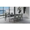 Savant Dining Table - Matte Black / Stainless Steel - Lfestyle - Savant Dining Table - Matte Black / Stainless Steel - Lfestyle