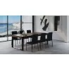 Savant Dining Table - Walnut / Black Steel - Lifestyle - Savant Dining Table - Walnut / Black Steel - Lifestyle