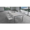 Savant Dining Table - side Angled Lifestyle