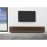 Editor Remix TV Stand - Walnut Veneer - Front - Editor Remix TV Stand - Walnut Veneer - Front