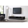 Editor Remix TV Stand - Ebony Veneer - Side Angled