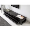 Editor Remix TV Stand - Ebony Veneer - Top View - Editor Remix TV Stand - Ebony Veneer - Top View