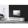 B-Modern Editor Remix TV Stand  - White White Glass Main