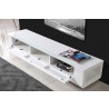 B-Modern Editor Remix TV Stand - Open White - White Glass