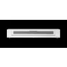 B-Modern Editor Remix TV Stand  - White with White Glass - Front - B-Modern Editor Remix TV Stand  - White with White Glass - Front