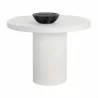 Sunpan Nicolette Dining Table White 40'' - Lifestyle - Sunpan Nicolette Dining Table White 40'' - Lifestyle