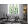 Ethan Bench Dark Grey Faux Leather Bench - Lifestyle - Ethan Bench Dark Grey Faux Leather Bench - Lifestyle