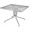 Nexus Dining Height Table In Titanium Silver