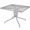 Nexus Dining Height Table In Titanium Silver - Nexus Dining Height Table In Titanium Silver