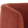 Sunpan Serenade Lounge Chair Treasure Russet - Closeup Top Angle