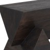 Sunpan Gregor Bench - Closeup Top Angle