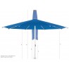 13' Square Bolt-Down Umbrella - 9 Oz Marine Grade Acrylic