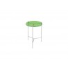Bellini Modern Living Bolt Glass Top Side Table - Green