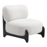 Bombo Accent Chair White - Angled 1