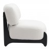 Bombo Accent Chair White - Side View