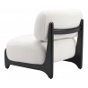 Bombo Accent Chair White - Back Left View