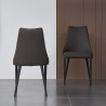 J&M Furniture Bosa Dining Chair in Grey  002