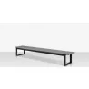 Source Furniture Bosca Aluminum Bench 7 - Source Furniture Bosca Aluminum Bench 7