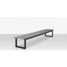 Source Furniture Bosca Aluminum Bench 5 - Source Furniture Bosca Aluminum Bench 5