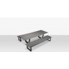 Source Furniture Bosca Aluminum Bench 2
