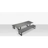 Source Furniture Bosca Aluminum Bench 2 - Source Furniture Bosca Aluminum Bench 2