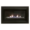  Sierra Flame Boston-36 - Builders Linear Gas Fireplace - Close-up -  Sierra Flame Boston-36 - Builders Linear Gas Fireplace - Close-up