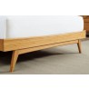 Greenington Azara Queen Platform Bed, Caramelized - Base Angle