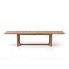 Anderson Teak 13-pc Coronado Extension Dining Table Set  table extended