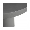 Moe's Home Collection Cassius Outdoor Dining Table - Side Closeup Top Angle