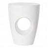 Moe's Home Collection Aylard Outdoor Stool in Ivory - Front Angle