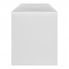 Moe's Home Collection Lazarus Outdoor Bench White - Side Angle