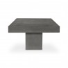 Moe's Home Collection Maxima Outdoor Coffee Table - Side Angle