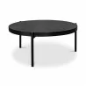 Moe's Home Collection Mendez Outdoor Coffee Table Black - Front Side Angle - Moe's Home Collection Mendez Outdoor Coffee Table Black - Front Side Angle