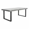 Moe's Home Collection Jedrik Outdoor Large Dining Table in Grey - Front Side Angle - Moe's Home Collection Jedrik Outdoor Large Dining Table in Grey - Front Side Angle
