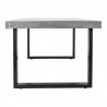 Moe's Home Collection Jedrik Outdoor Large Dining Table in Grey - Side Angle