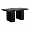 Moe's Home Collection Aurelius 2 Outdoor Dining Table in Black  - Front Side Angle