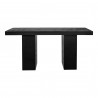 Moe's Home Collection Aurelius 2 Outdoor Dining Table in Black  - Front Angle