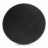 Moe's Home Collection Hourglass Outdoor Stool in Black - Top Angle