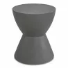 Moe's Home Collection Hourglass Outdoor Stool - Front Top Angle - Moe's Home Collection Hourglass Outdoor Stool - Front Top Angle